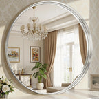 Metal Round Mirror — 30" - View 2