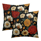 Boho Black Throw Pillow Cover — 18"