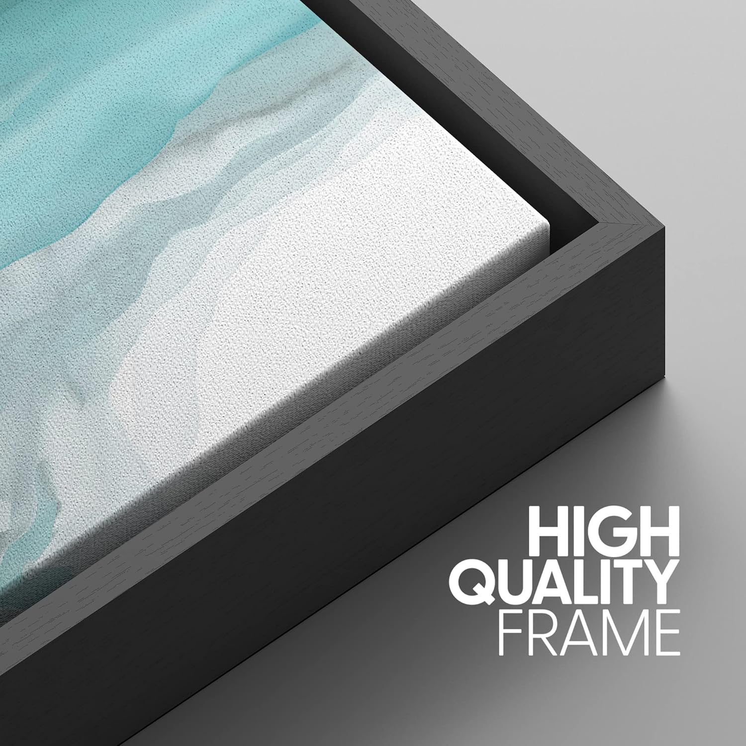 Framed Modern Green Wall Art — 16" - View 4