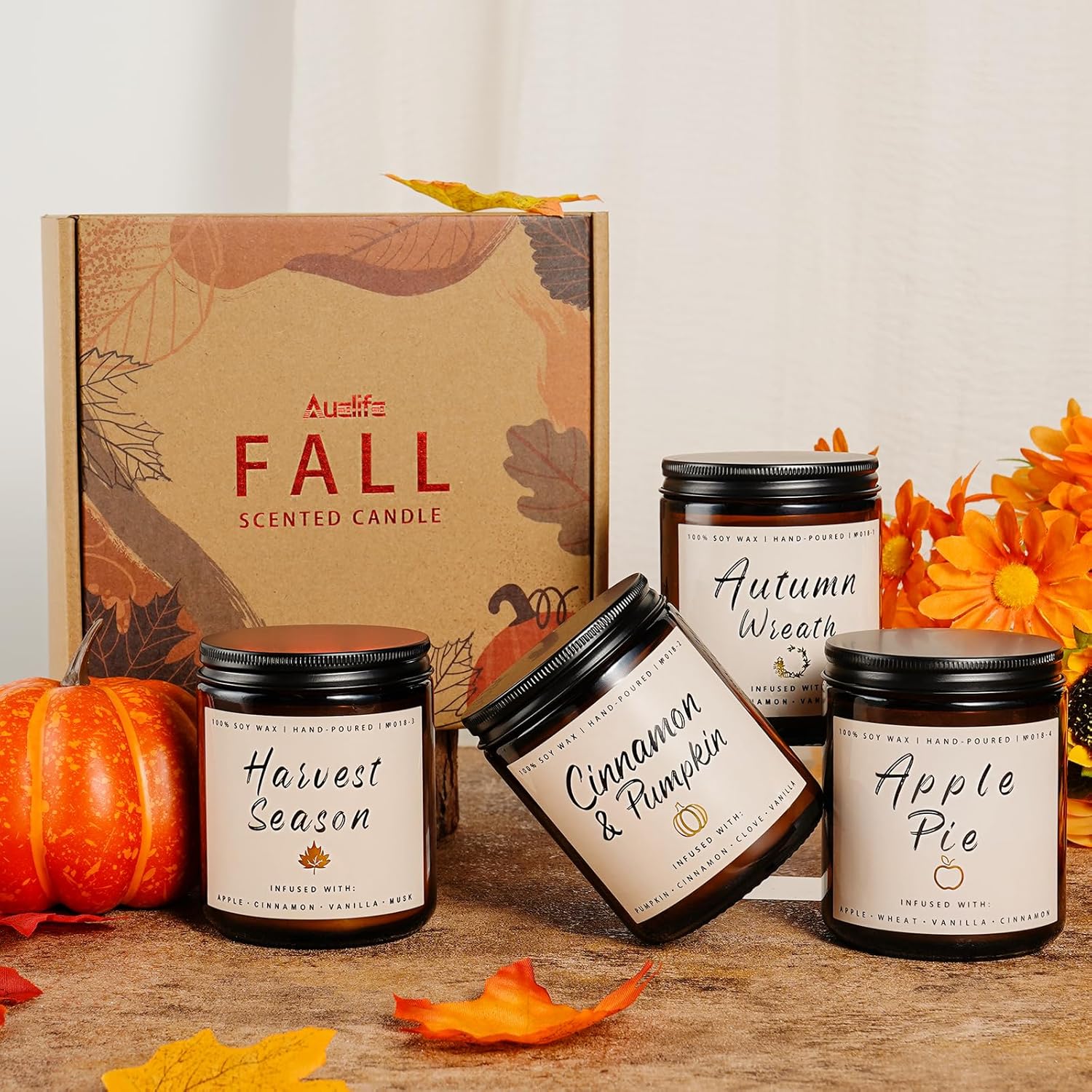 Soy Wax Scented Candle — Set of 4 - View 6