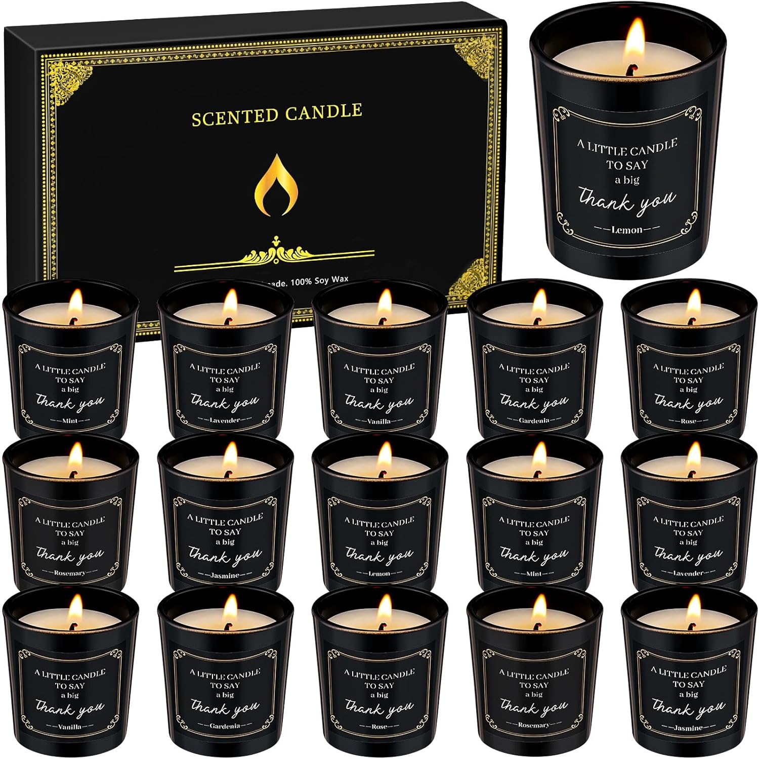 Soy Wax Metal Scented Candle — Appreciation