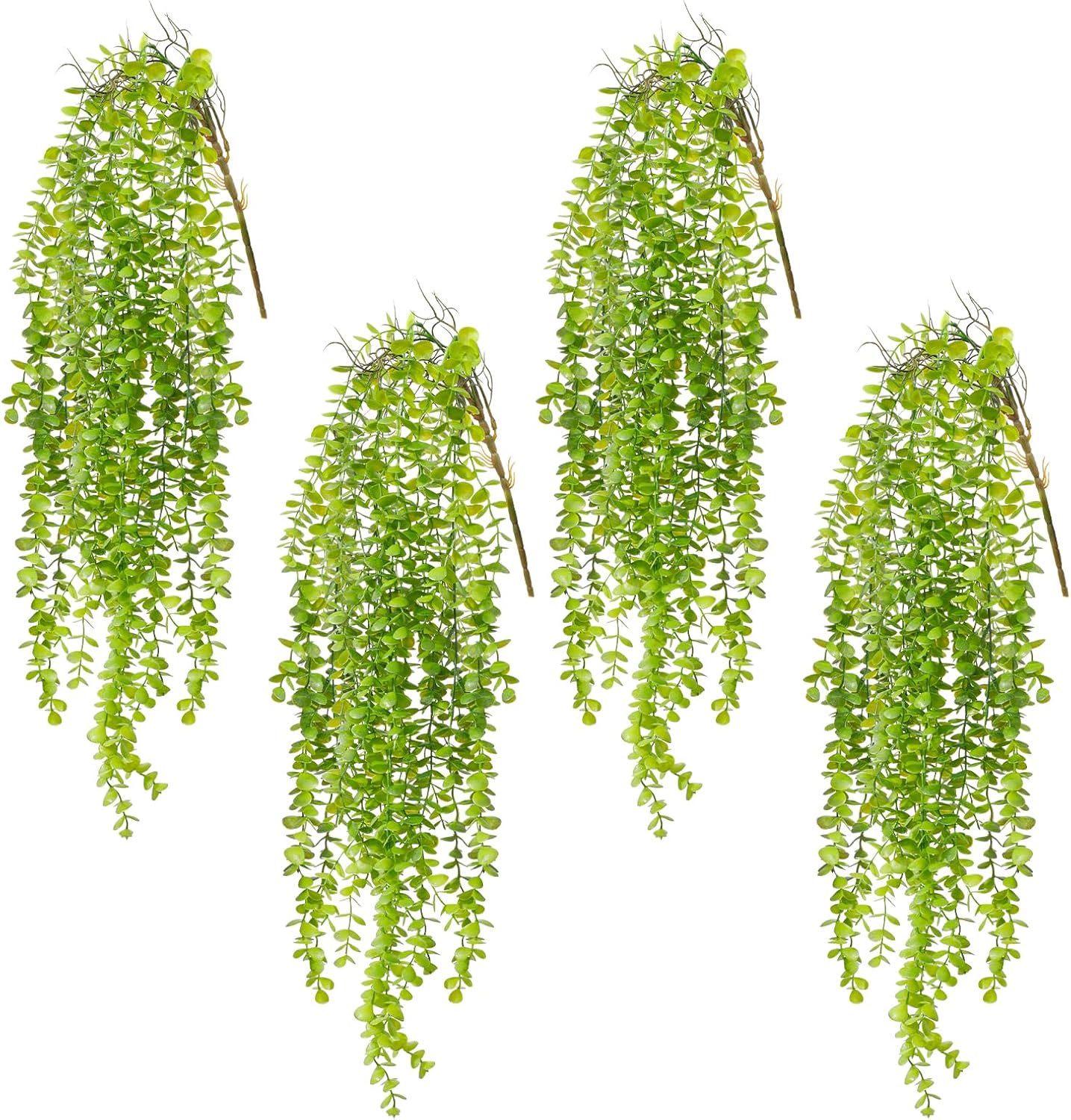 Boho Green Artificial Plant — 38" — 4pcs Green
