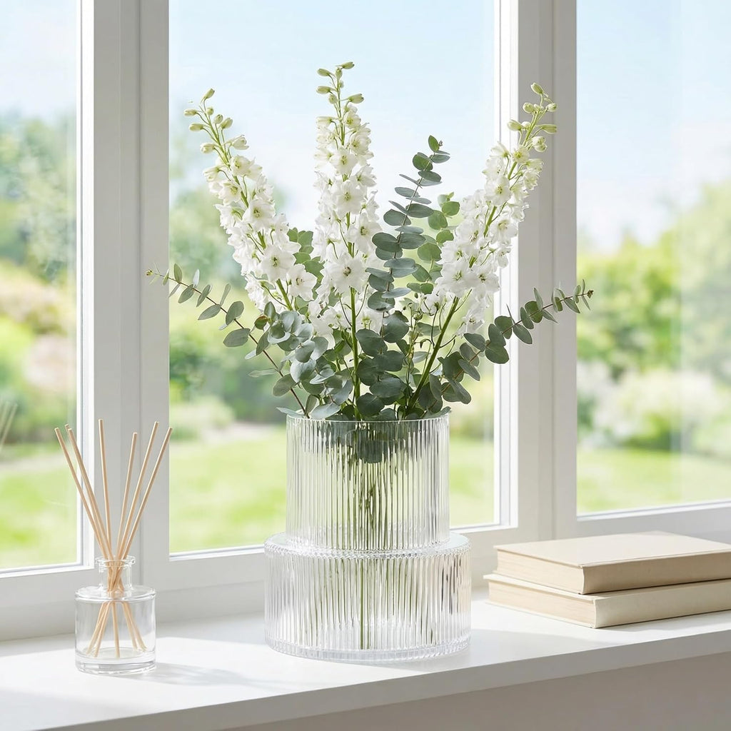 Modern Black Flower Vase — 5" - View 7