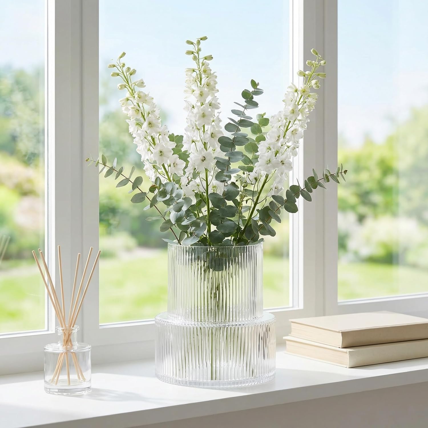 Modern Black Flower Vase — 5" - View 7