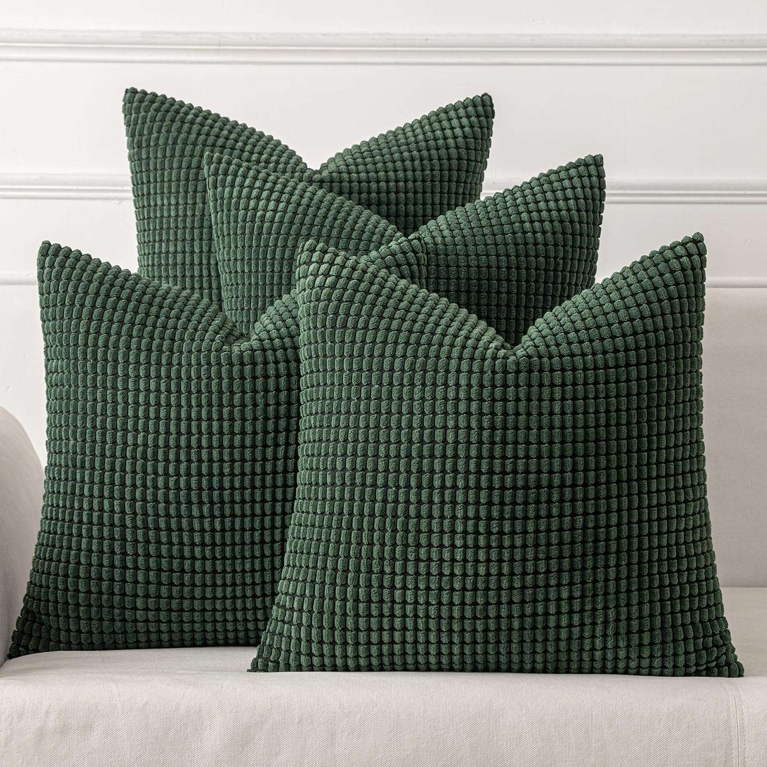 Boho Beige Pillow Cover — 18" — 18" x 18" (Pack of 4)