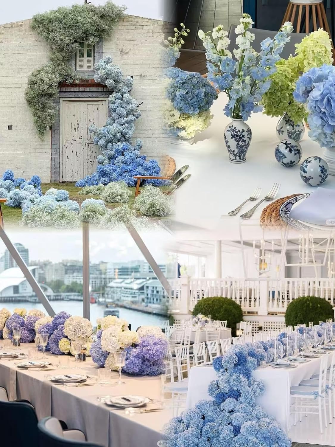Blue Artificial Flowers - View 6