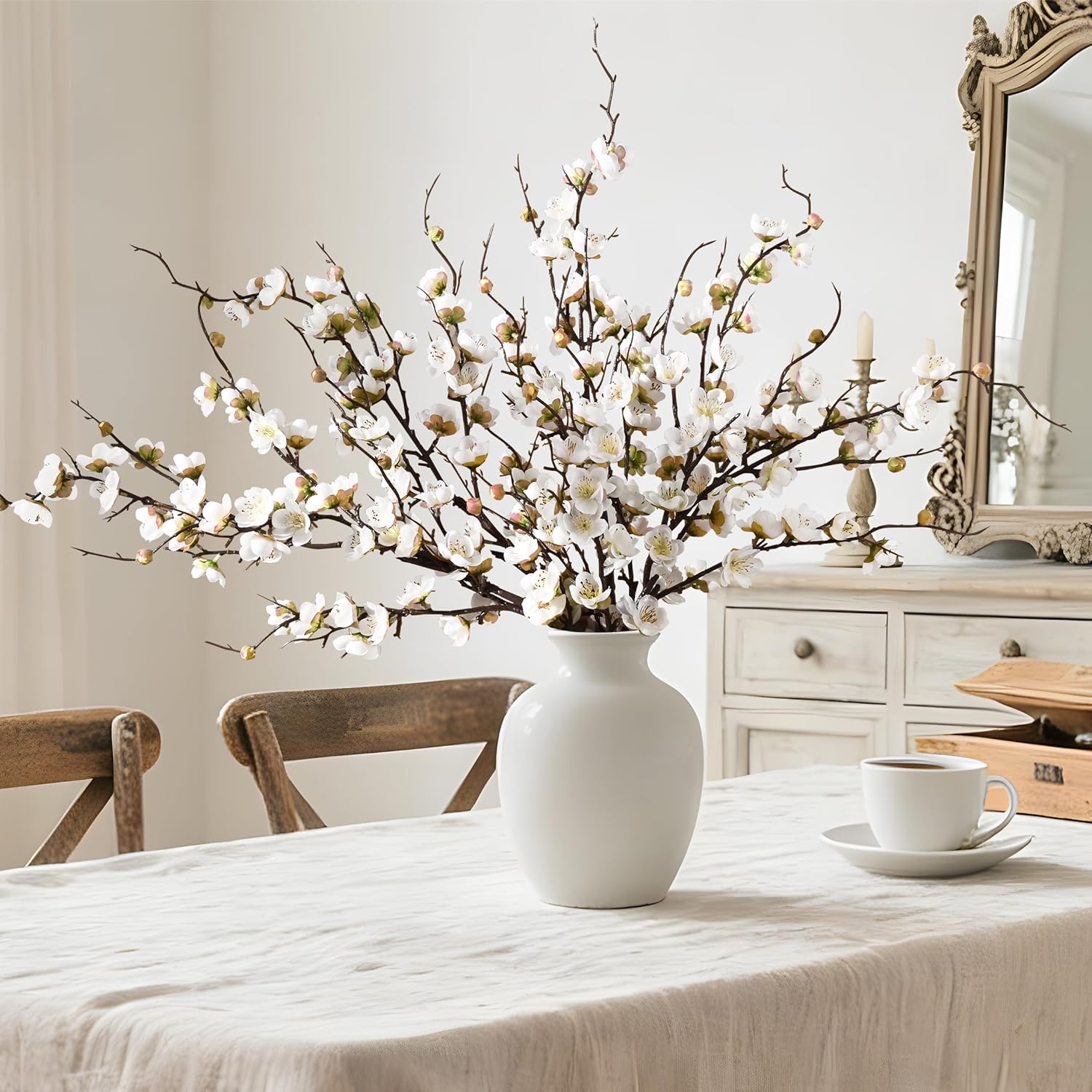 Beige Artificial Flowers — 36" - View 3