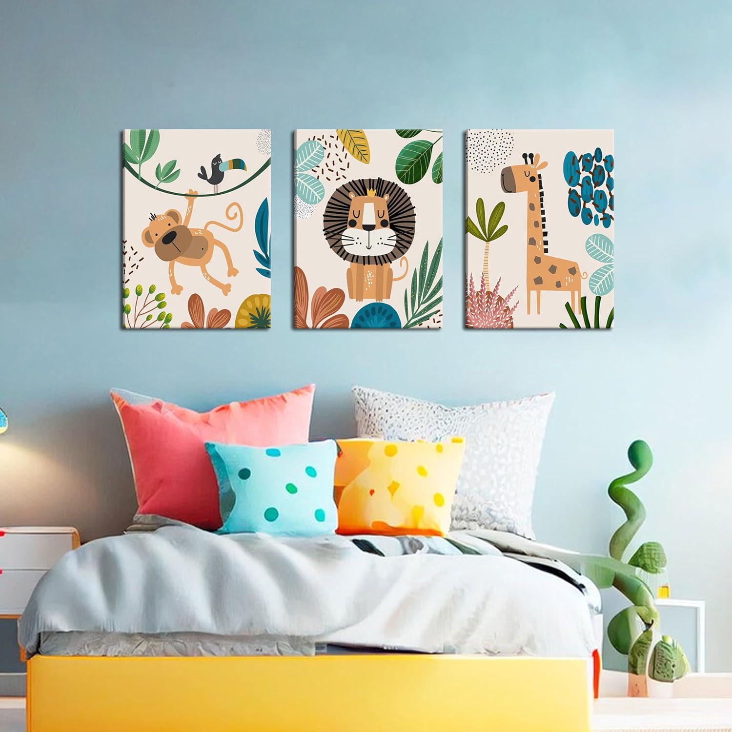 Framed Fabric Canvas Wall Art — 16" - View 3