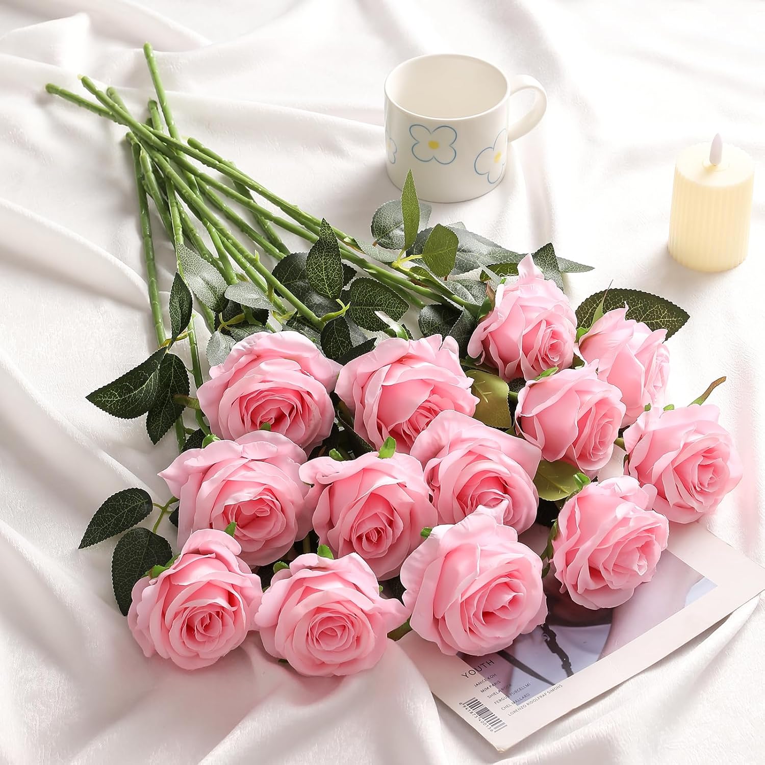 Pink Artificial Flowers - View 7