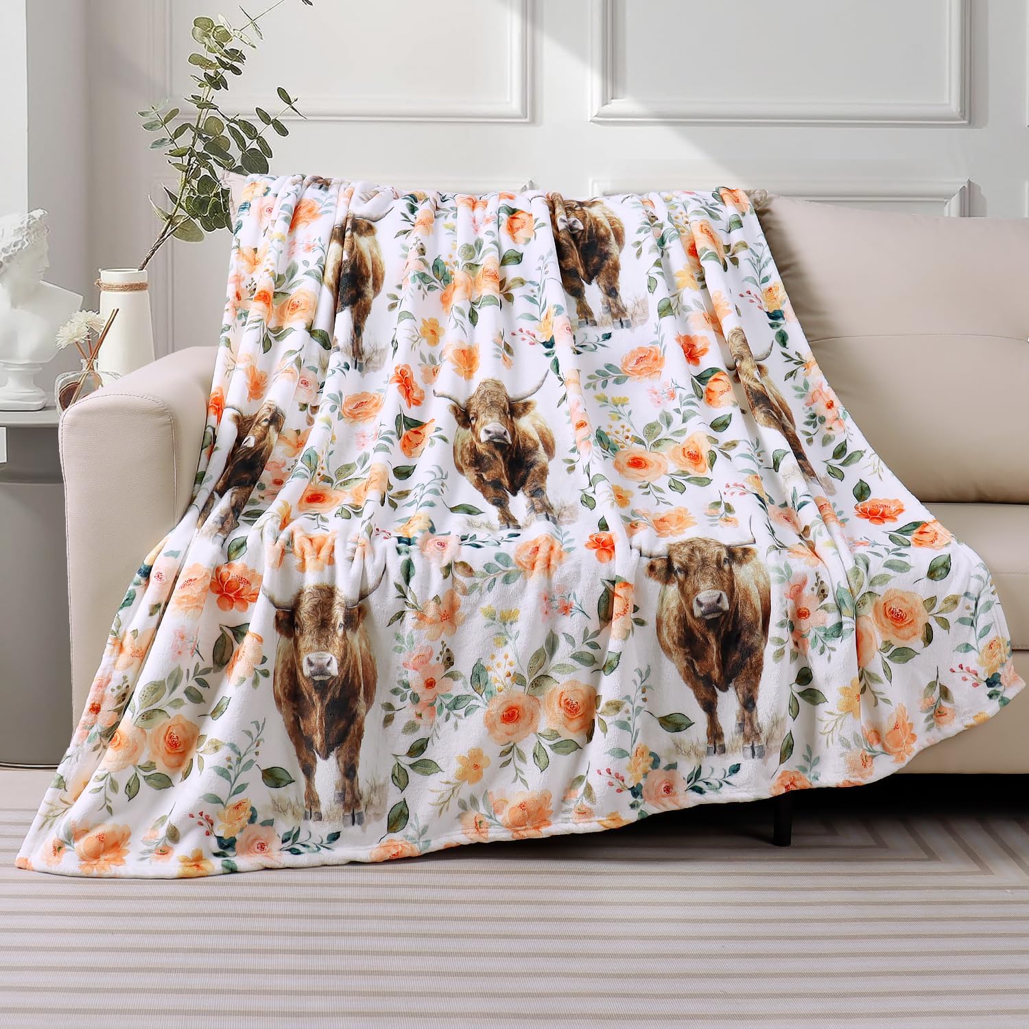 Fabric Throw Pillow — 50" — 50" X 60"