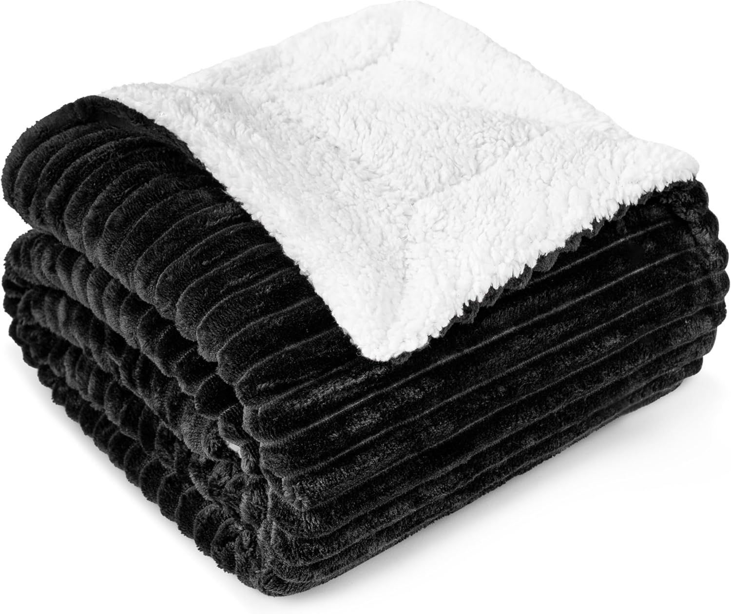 Beige Throw Pillow — 80" — Black