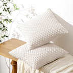 Boho Beige Throw Pillow Cover — 18" - View 3