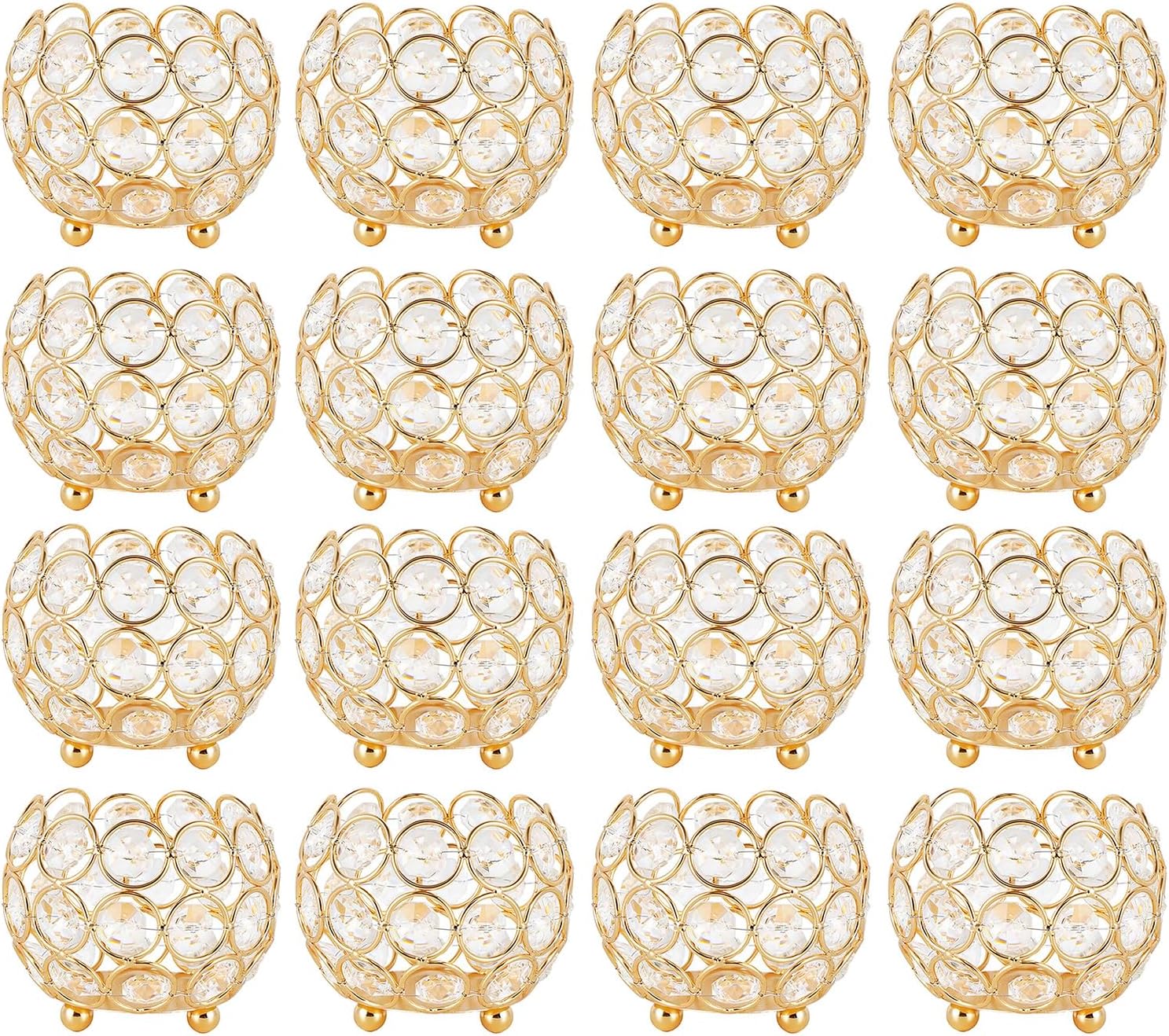 Luxe Gold Candle — Set of 12 — Gold