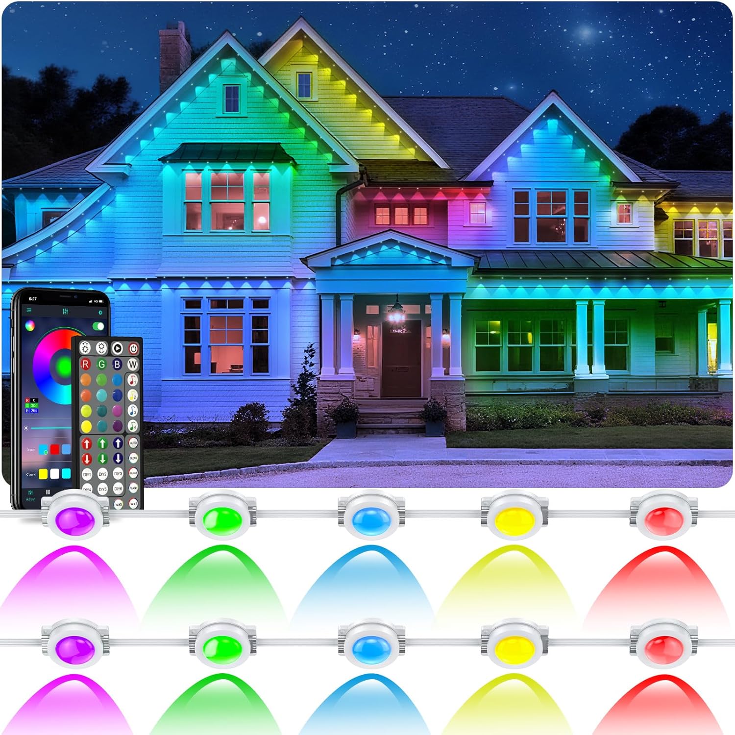 Smart Rattan LED Strip Lights — 500FT/150M