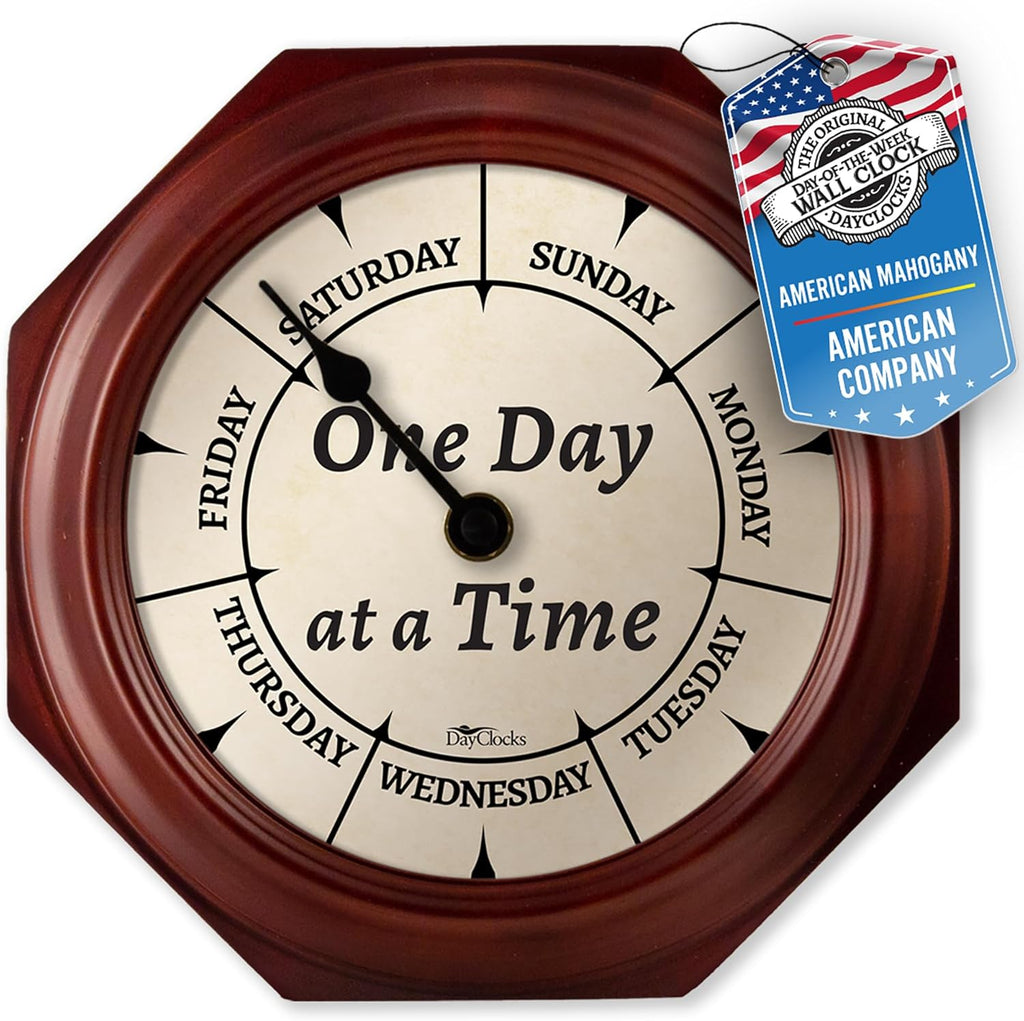 Brown Wall Clock — 10" — 10"