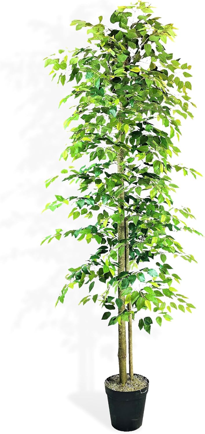 Black Faux Plant — Black Plastic