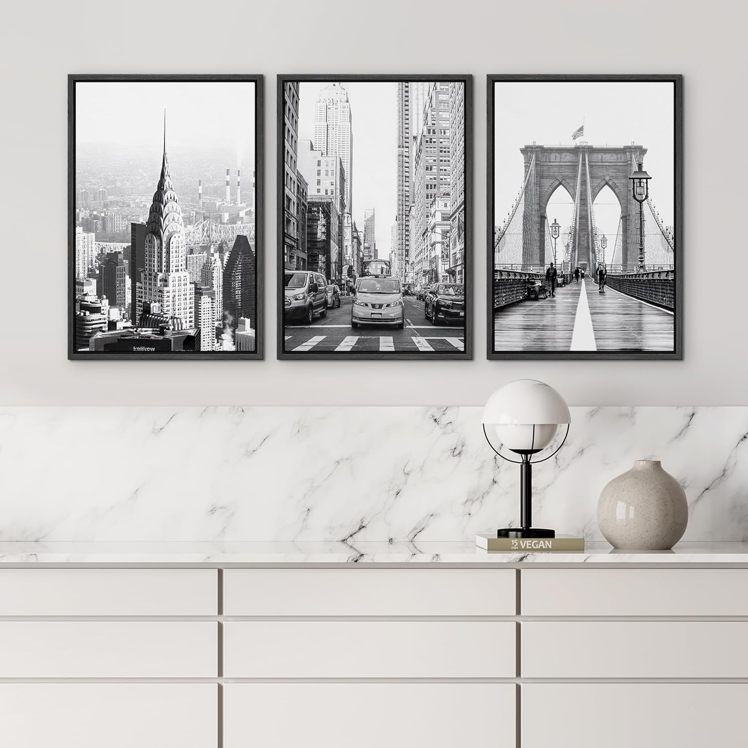 Framed Fabric Wall Art — 24" - View 4