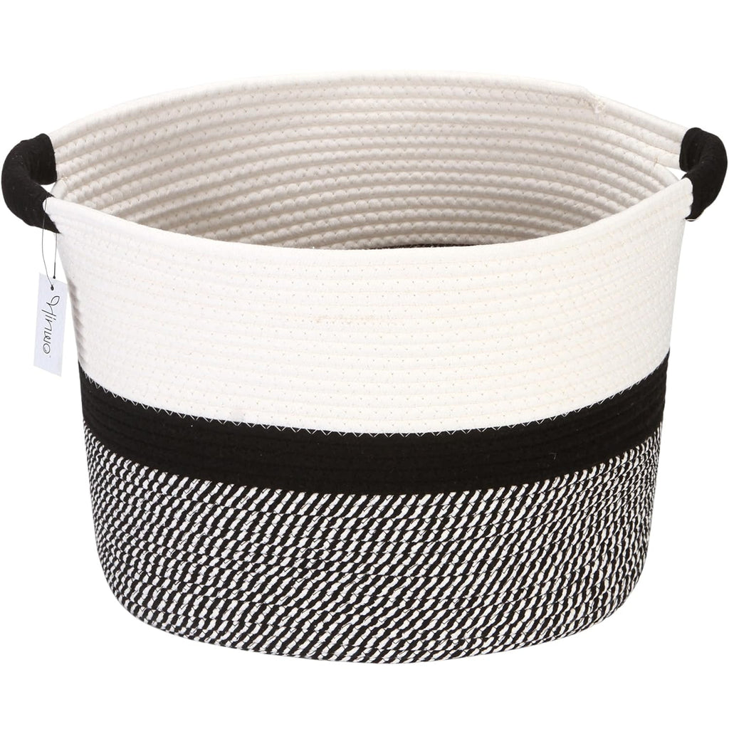 Oval Black Vase — 10" — Large