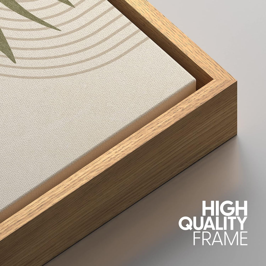 Framed Mid-Century Fabric Wall Art — 24" - View 4
