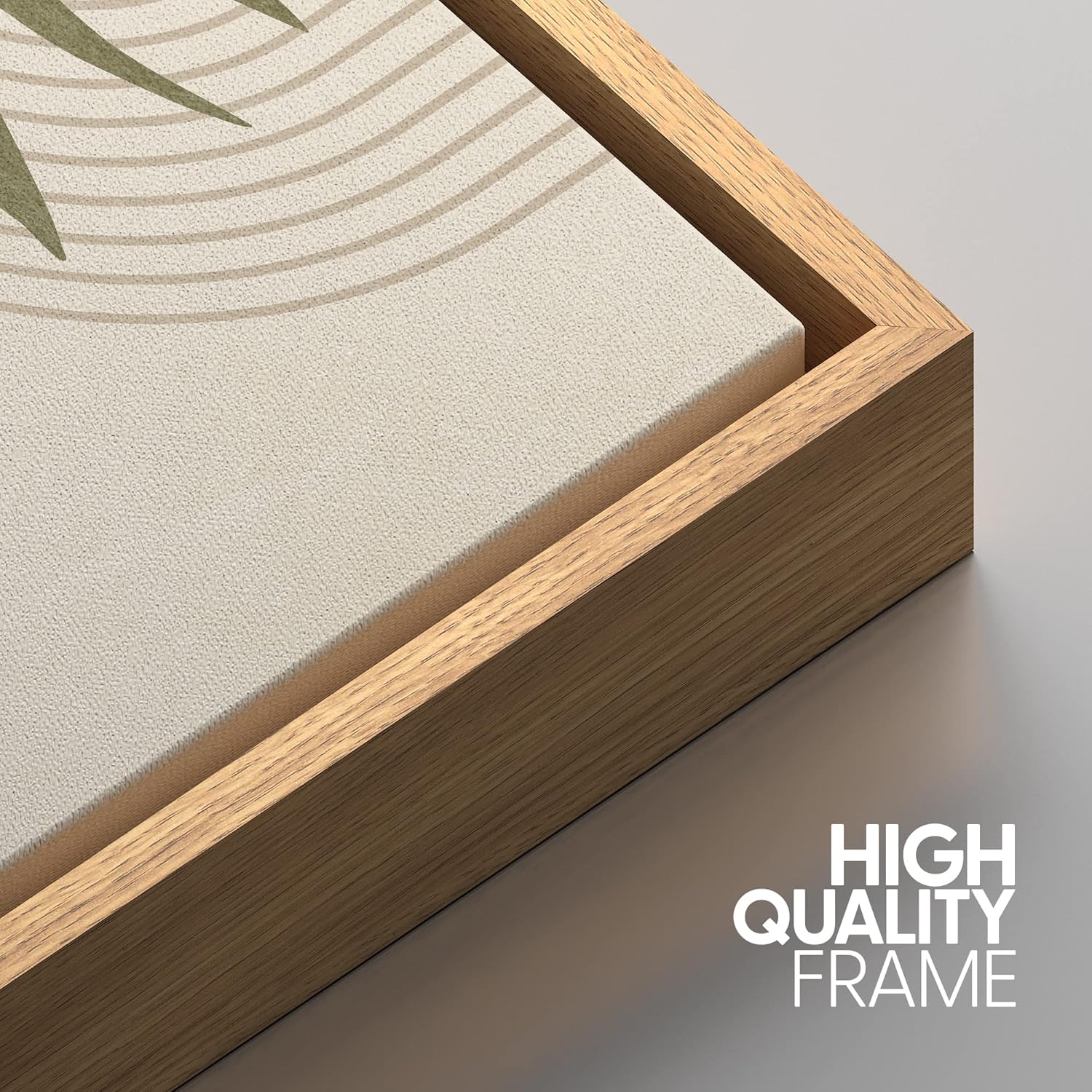 Framed Mid-Century Fabric Wall Art — 24" - View 4