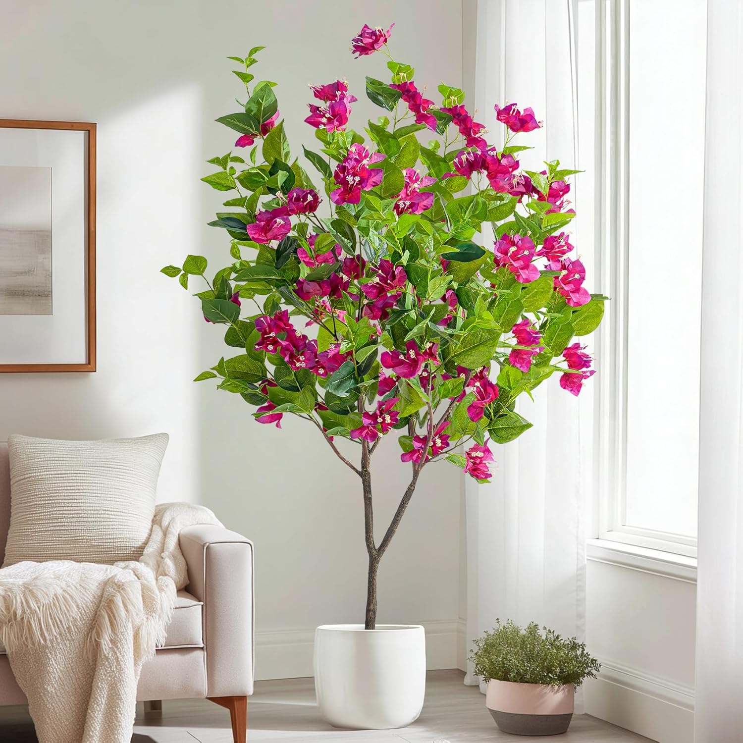 Pink Artificial Plant — Rose