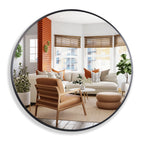 Metal Round Mirror — 24"