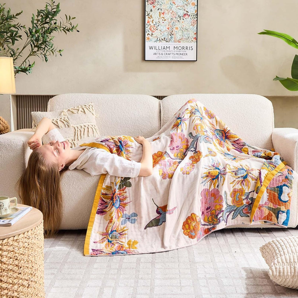 Boho Beige Throw Pillow — 50" - View 5