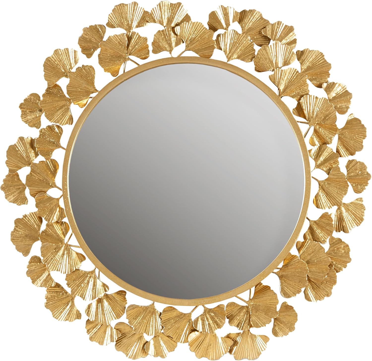 Round Luxe Gold Wall Mirror — 30.5" — Gold