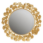 Round Luxe Gold Wall Mirror — 30.5"