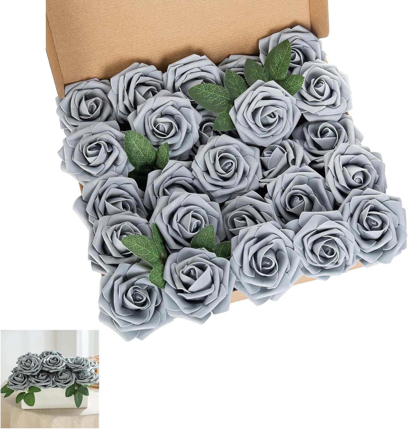 Black Artificial Plant — Grey