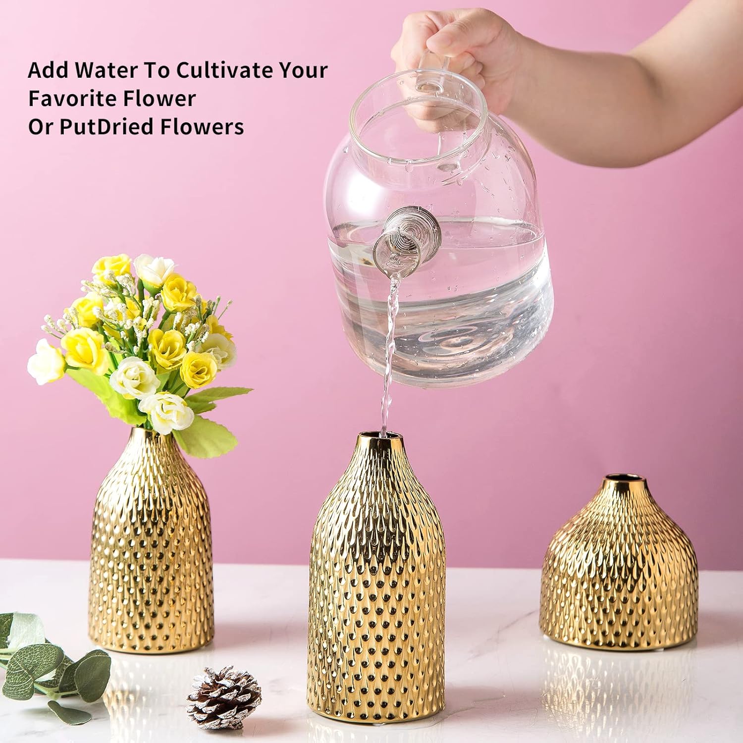Luxe Ceramic Vase Set - View 3