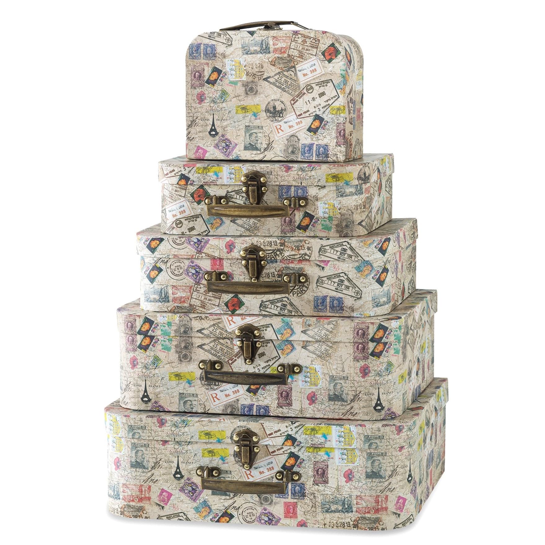 Vintage Storage Basket — Set of 5