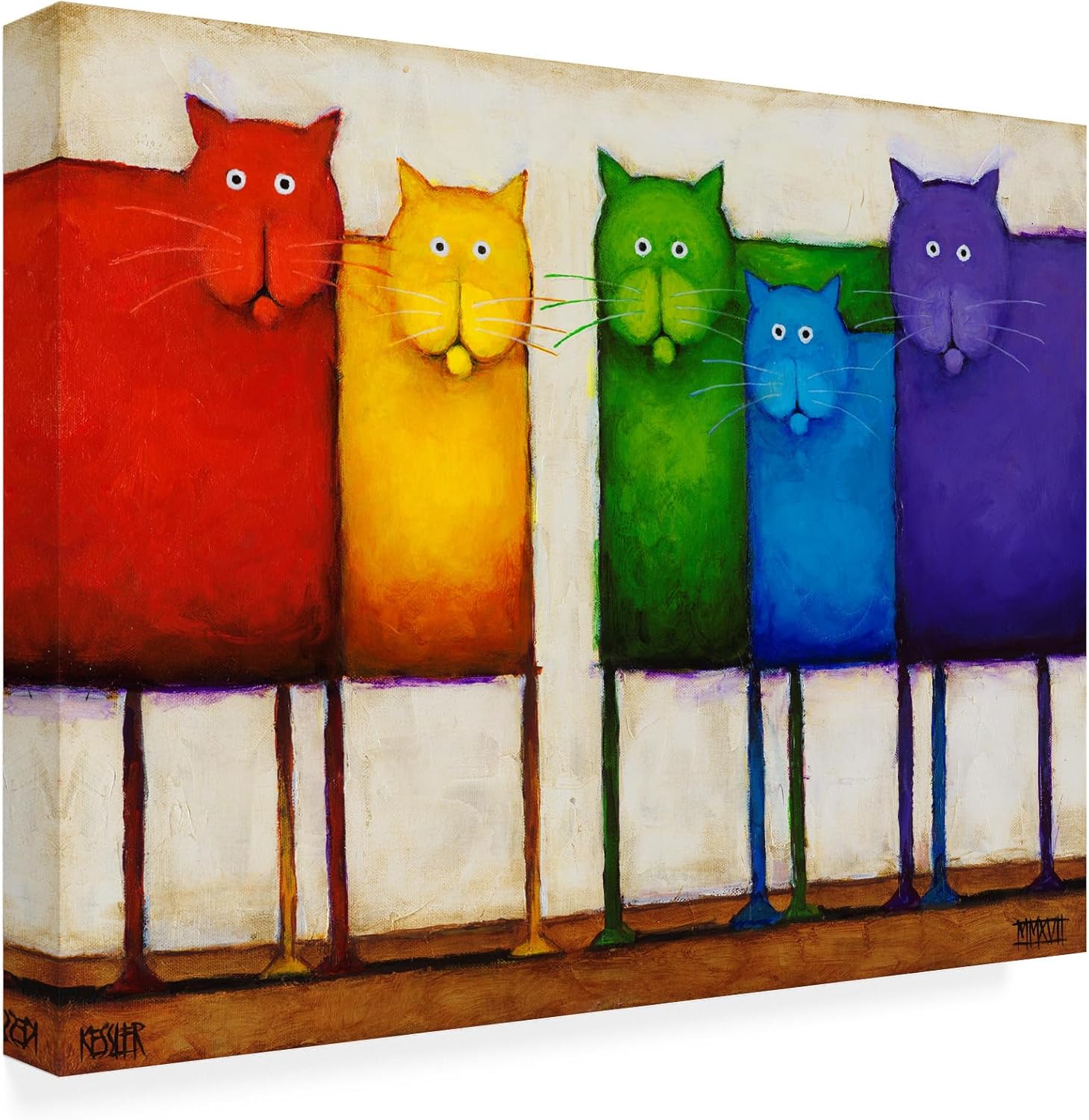 Wrapped Canvas Fabric Canvas Wall Art — 19" — 32"L x 24"W