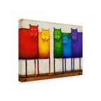 Wrapped Canvas Fabric Canvas Wall Art — 19"