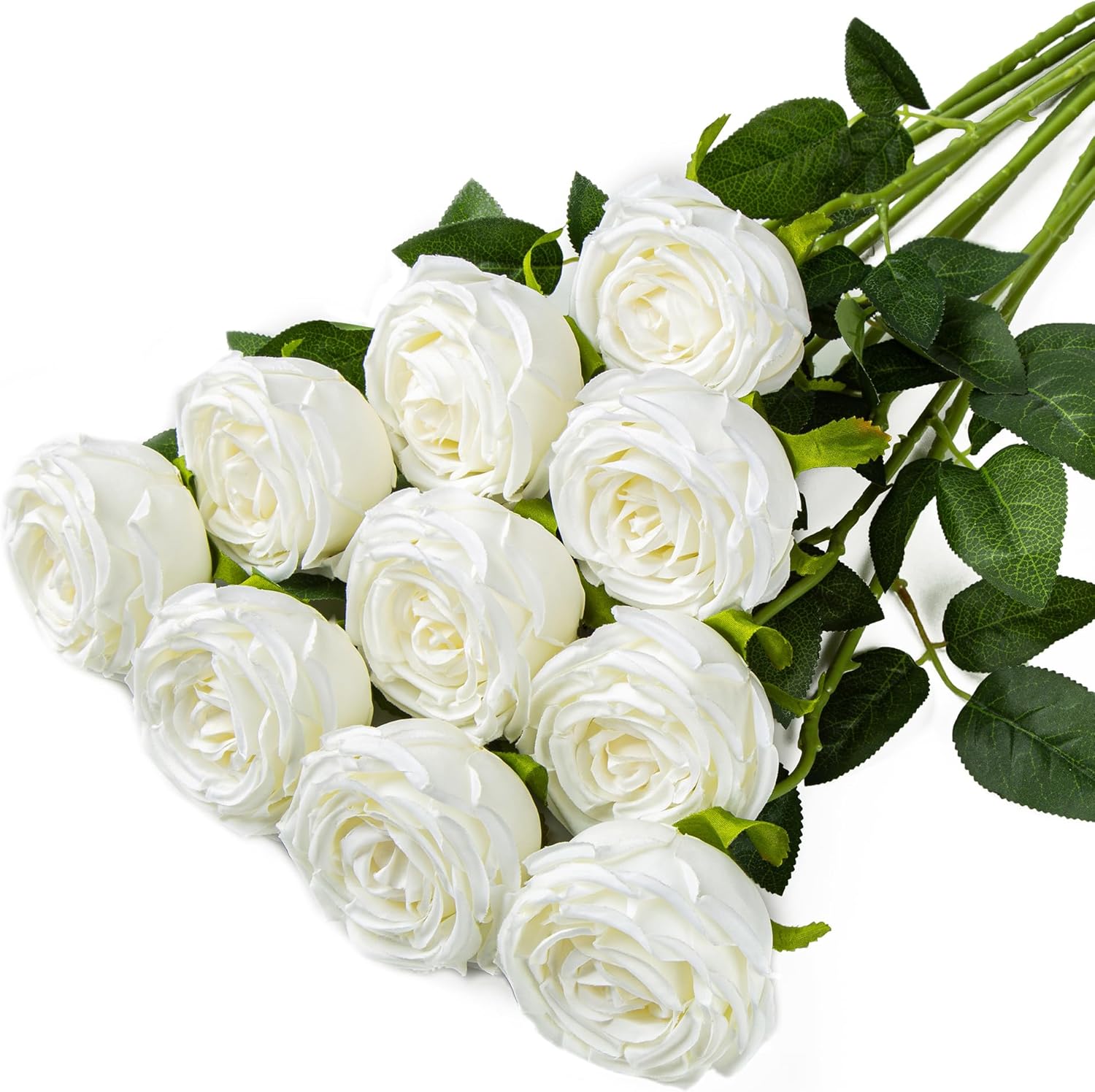 Blue Artificial Plant — White