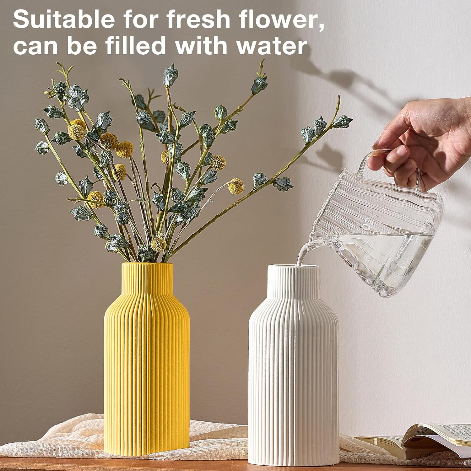 Modern Pink Flower Vase - View 2
