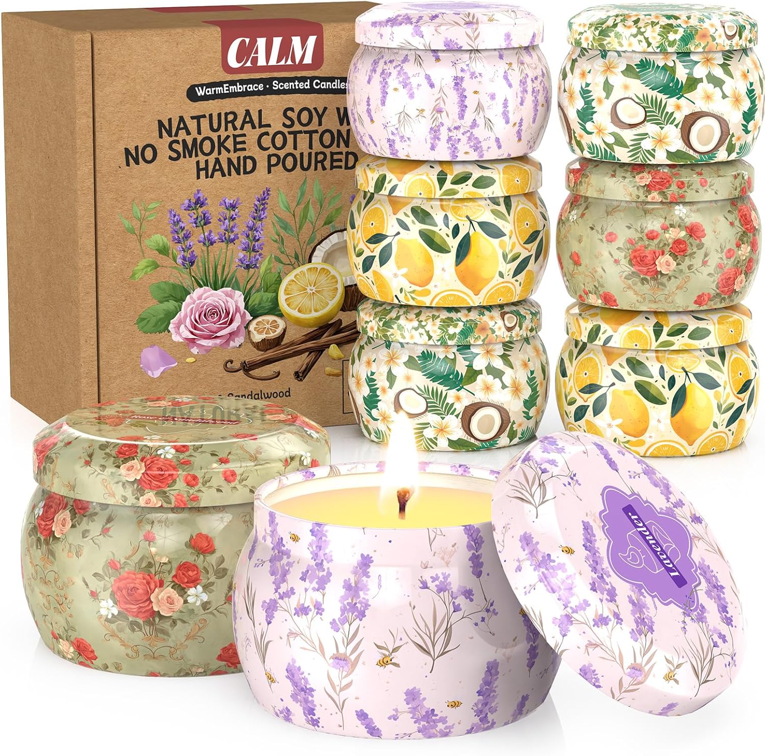 Soy Metal Scented Candle — 8
