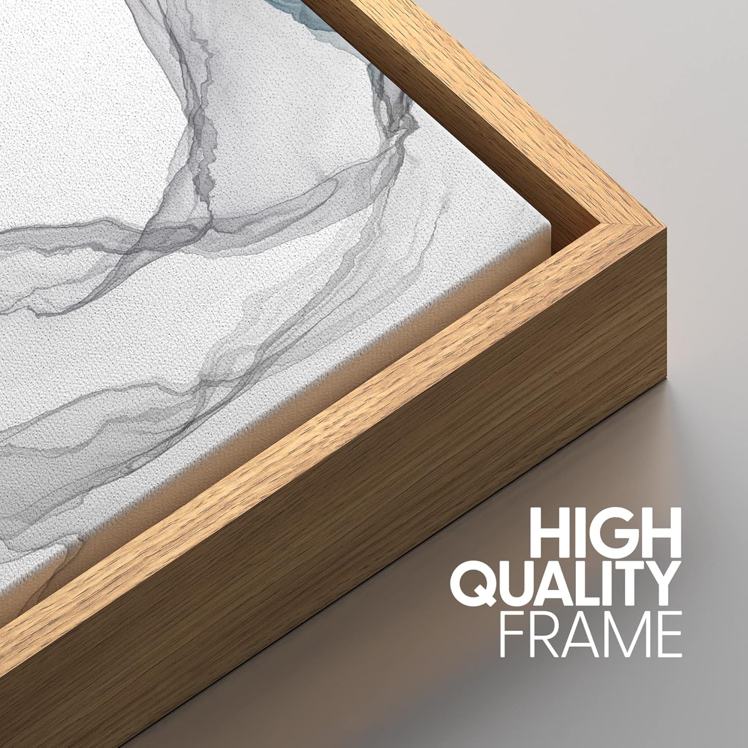 Framed Modern Fabric Wall Art — 16" - View 4