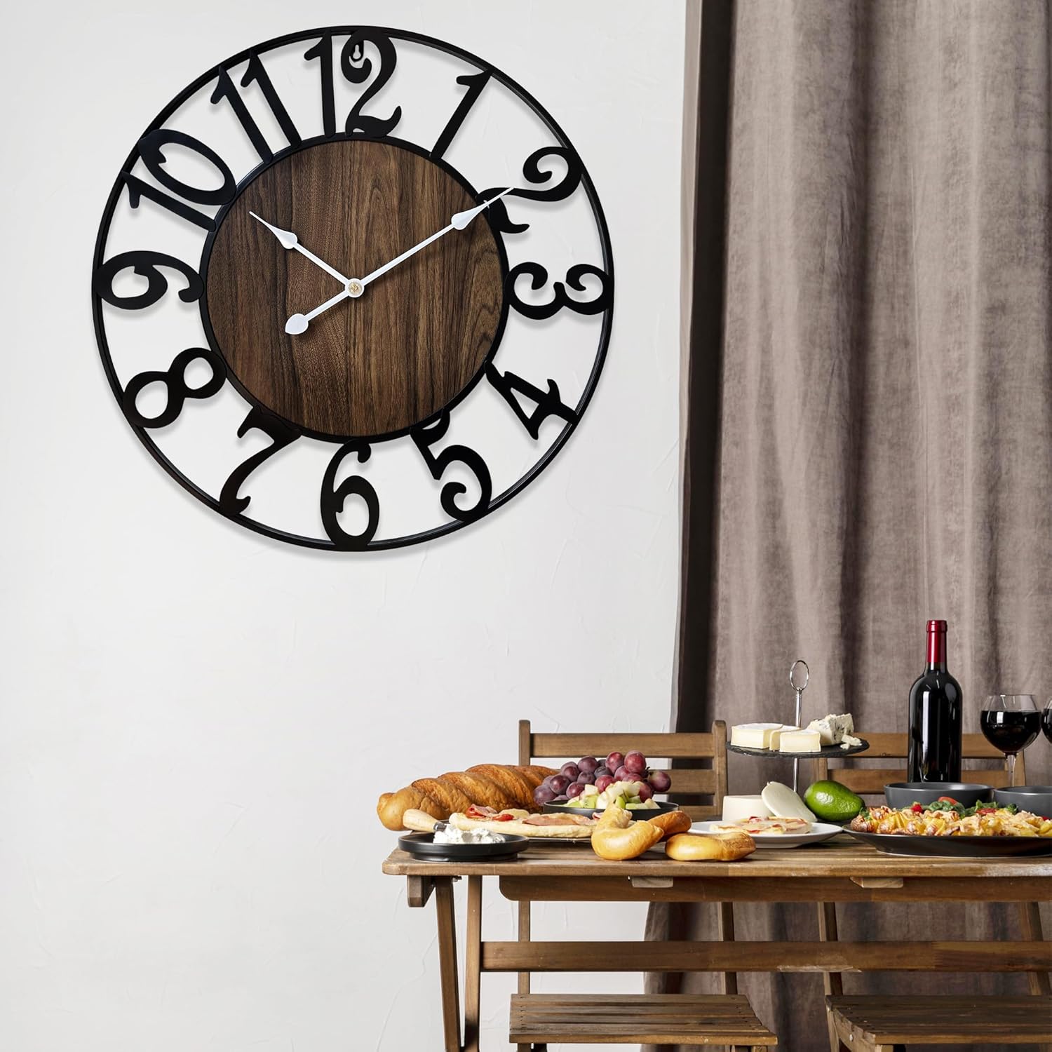 Battery Operated Farmhouse Metal Wall Decor — 24" - View 6