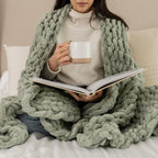 Knit Luxe Beige Throw Pillow — 50x70