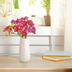 Modern Beige Flower Vase — 8" - View 5