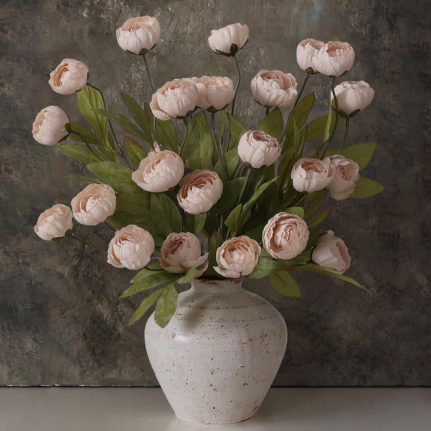 Beige Artificial Flowers — 27" — 6