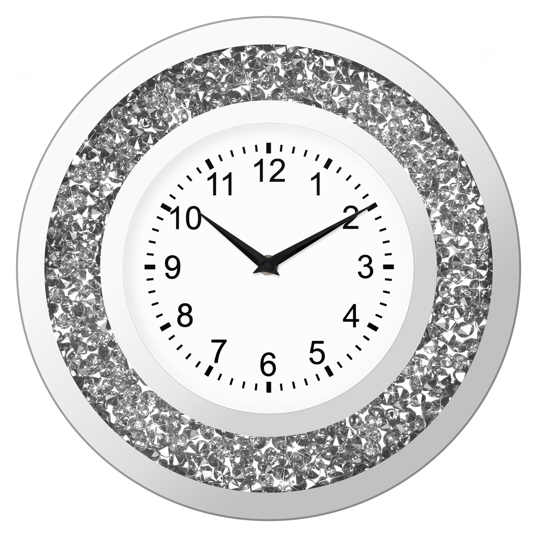 Round Luxe Glass Mirror — 14"