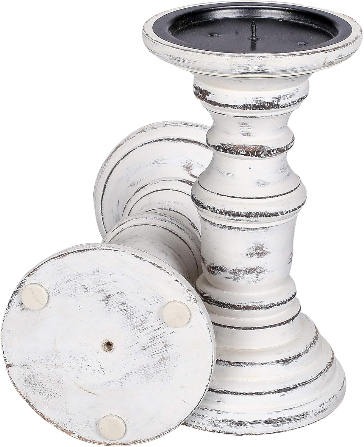 Vintage Farmhouse Grey Candle — 7.5" - View 3