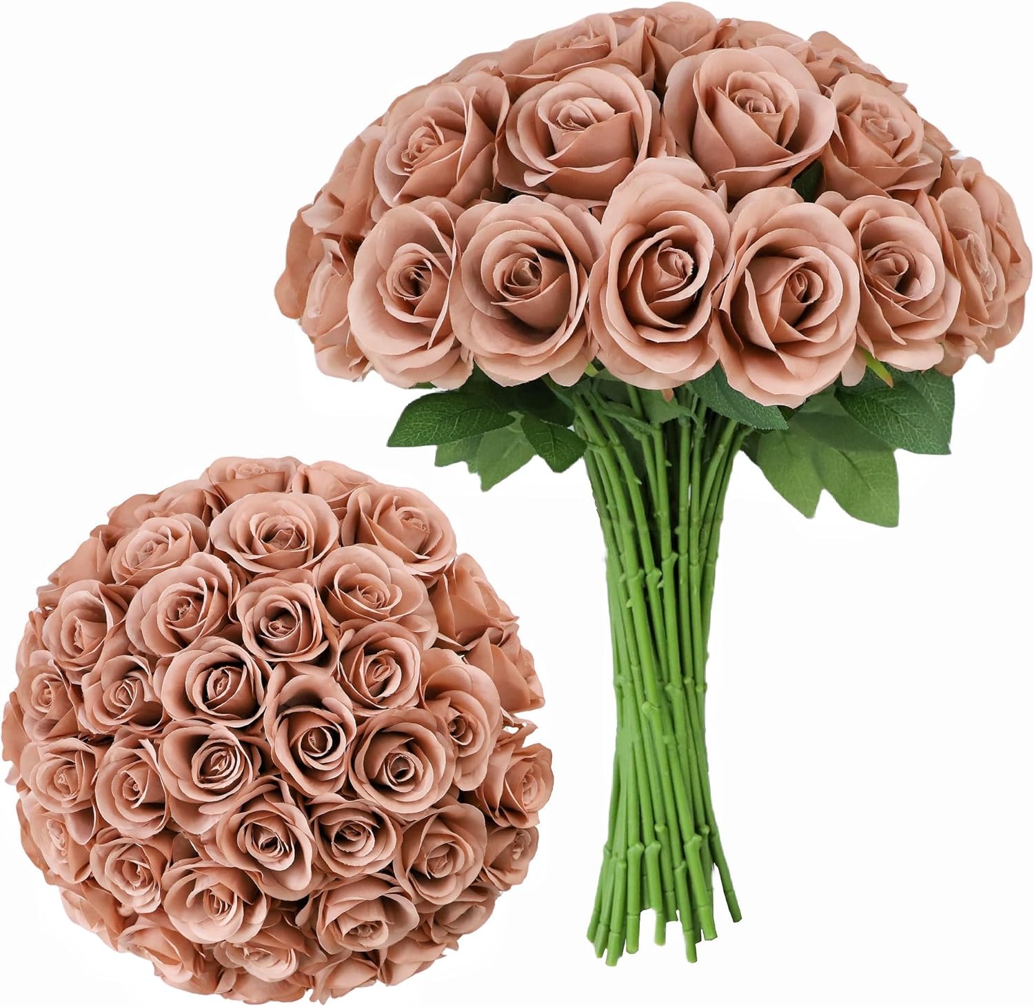 Beige Artificial Flowers — Dusty Rose