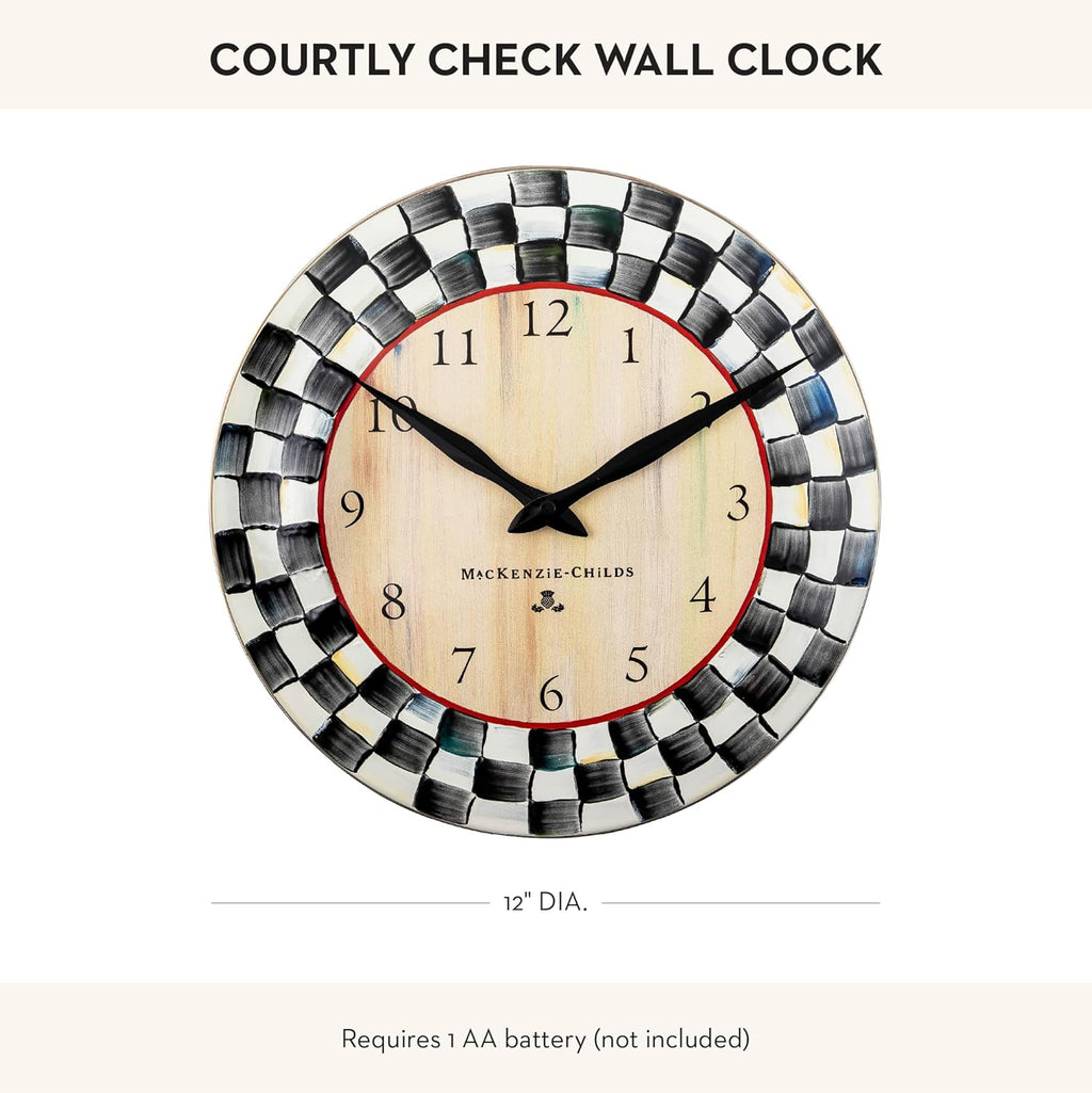 Purple Wall Clock - View 4