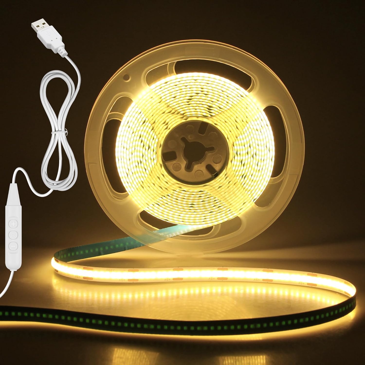 Dimmable Metal LED Strip Light — 13.12ft/Warm White