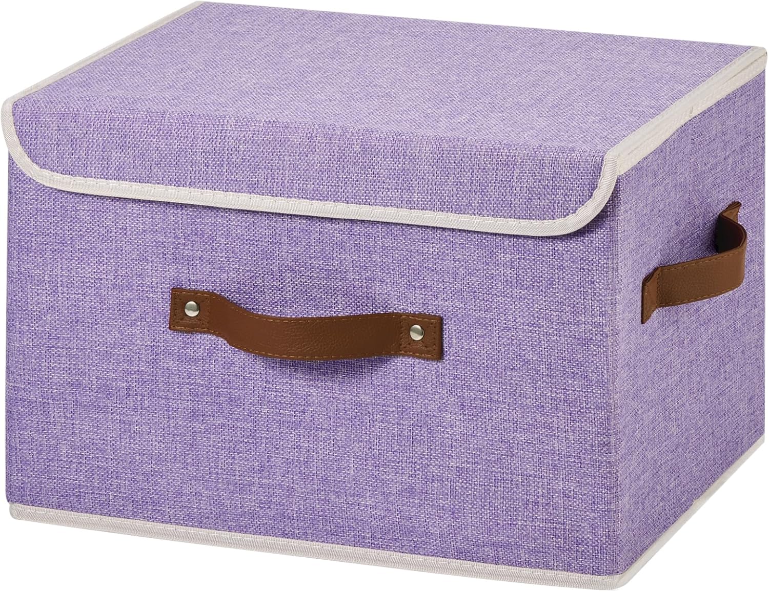 Linen Beige Storage Bin — Set of 1 — Large(set of 1)