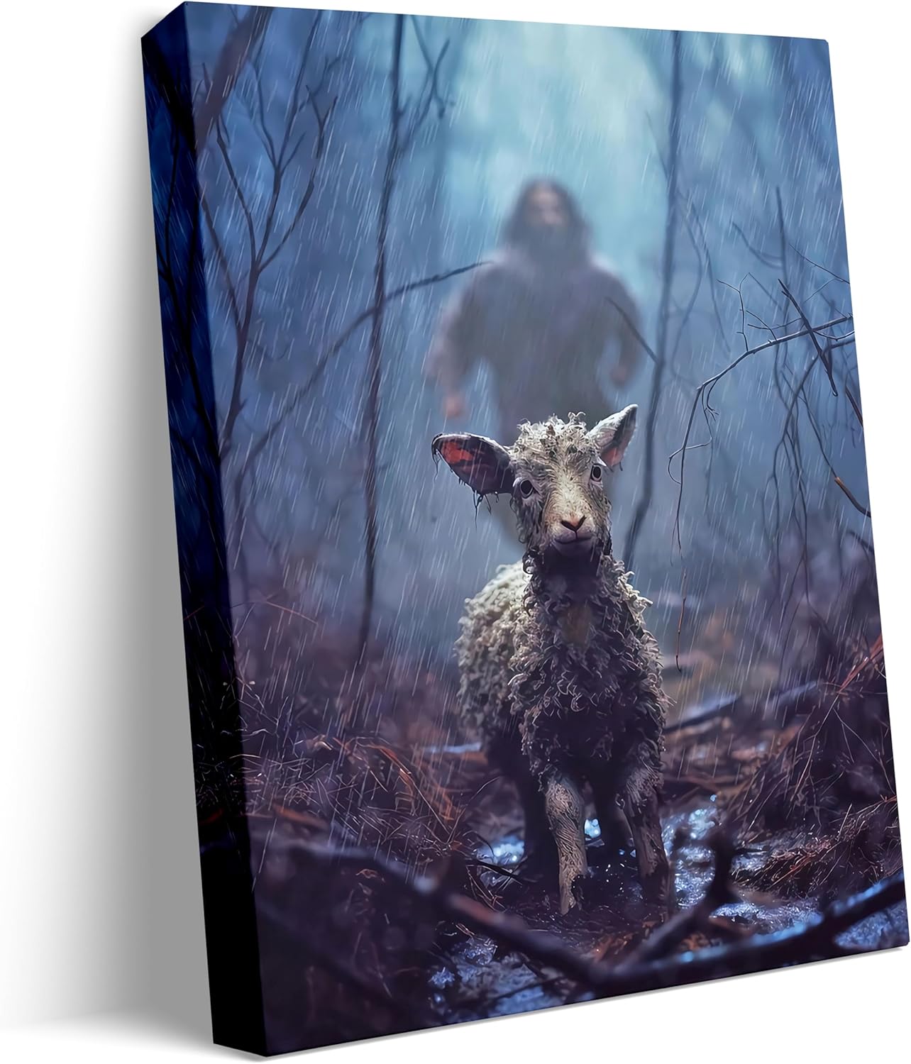 Blue Canvas Wall Art — 8" — blue