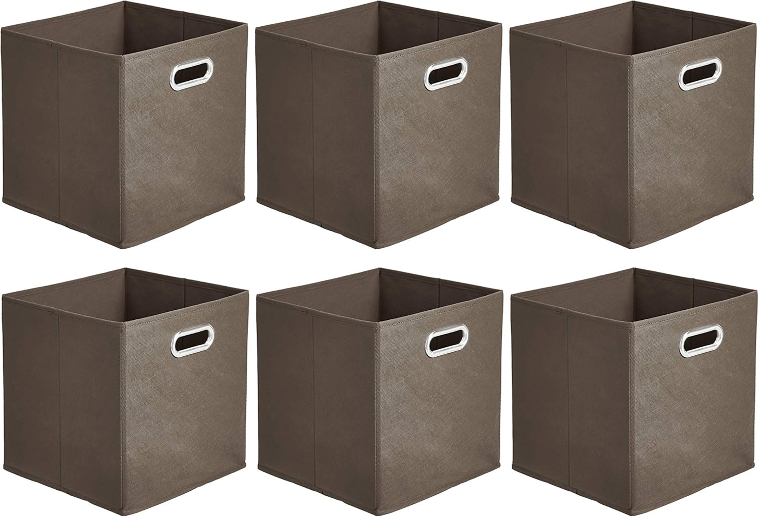 Beige Storage Bin — 10.5" — Taupe